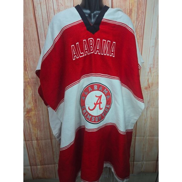 Alabama Crimson Tide Poncho One Size - Picture 1 of 5